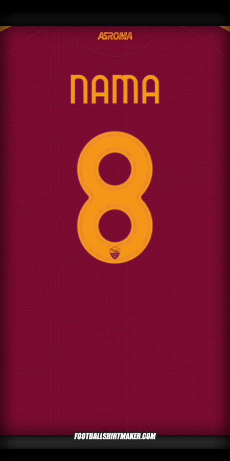 Jersey AS Roma Cup 2025/2026 -  nama - 8