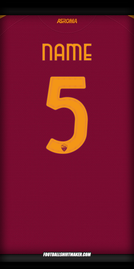 Jersey AS Roma Cup 2025/2026 -  name - 5