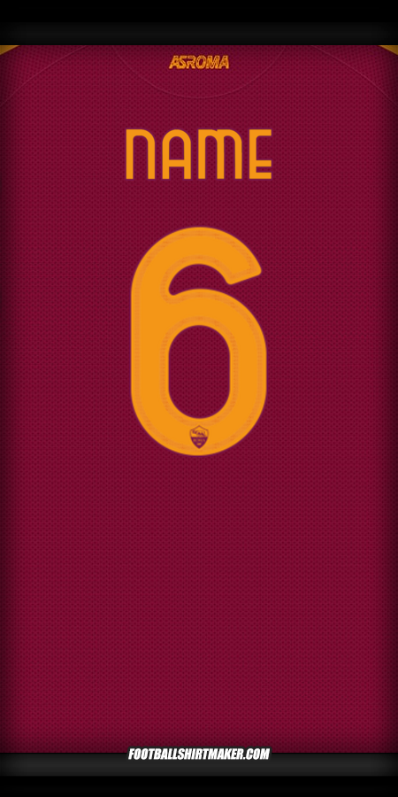 Jersey AS Roma Cup 2025/2026 -  name - 6