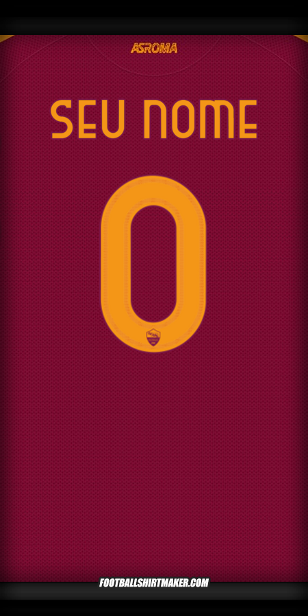 Camisa AS Roma Cup 2025/2026 -  seu nome - 0