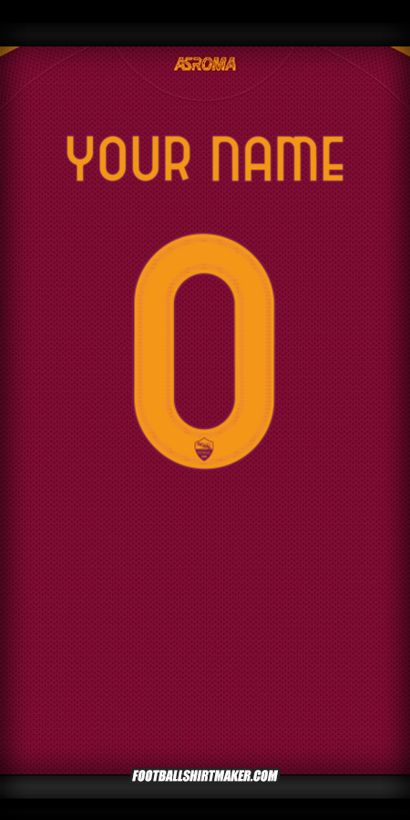 Jersey AS Roma Cup 2025/2026 -  your name - 0