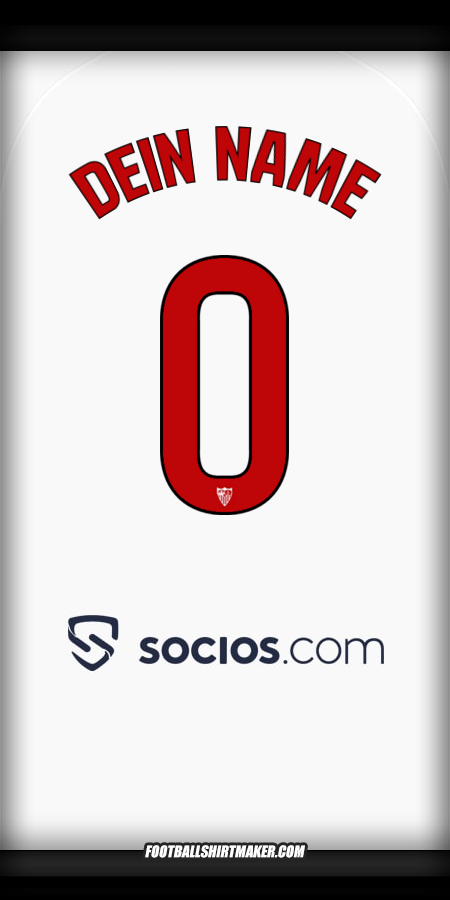 Trikot Sevilla FC 2025/2026 -  dein name - 0