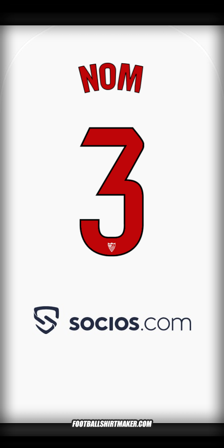 Maillot Sevilla FC 2025/2026 -  nom - 3