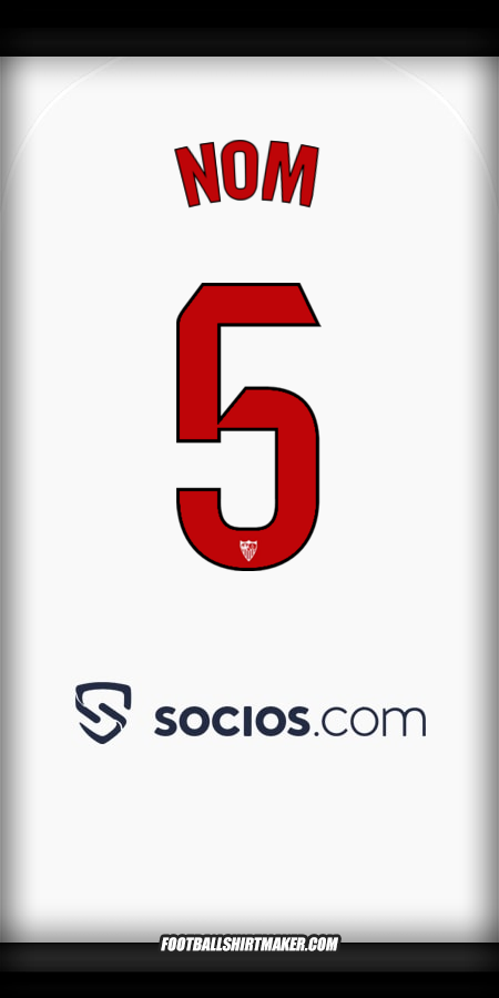 Maillot Sevilla FC 2025/2026 -  nom - 5