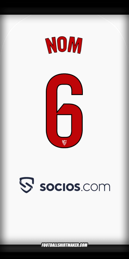 Maillot Sevilla FC 2025/2026 -  nom - 6