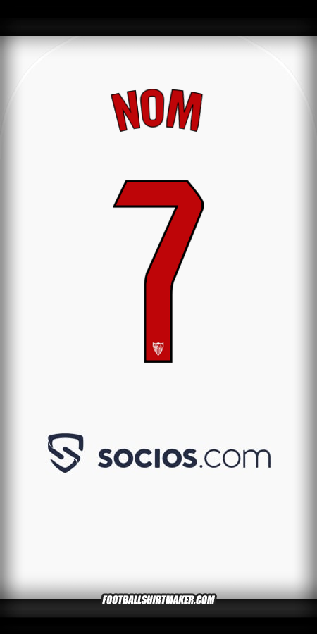 Maillot Sevilla FC 2025/2026 -  nom - 7