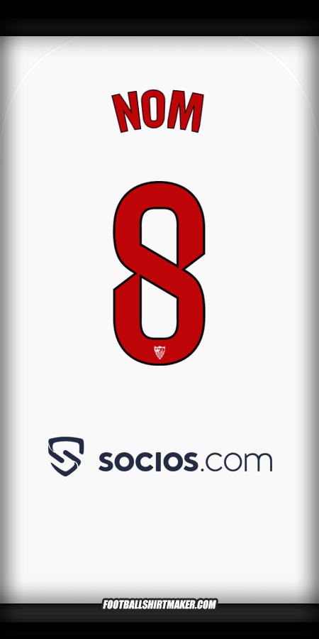 Maillot Sevilla FC 2025/2026 -  nom - 8