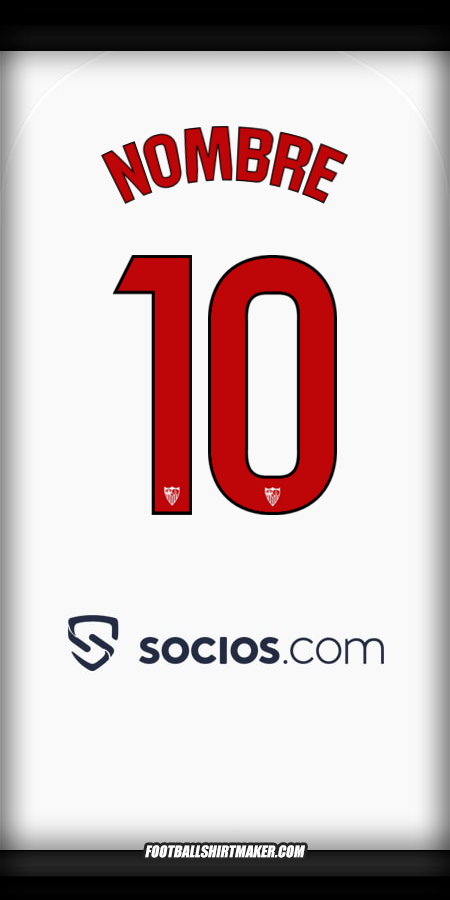 Camiseta Sevilla FC 2025/2026 -  nombre - 10