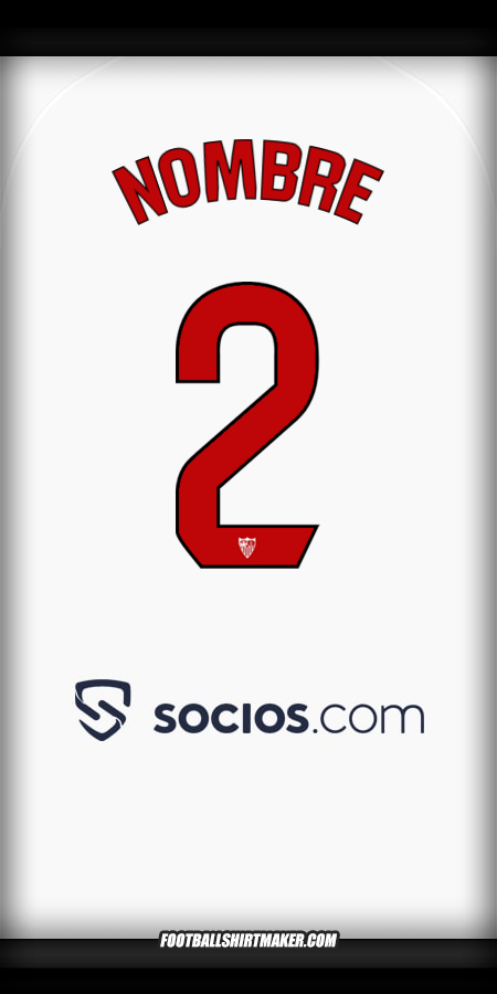 Camiseta Sevilla FC 2025/2026 -  nombre - 2