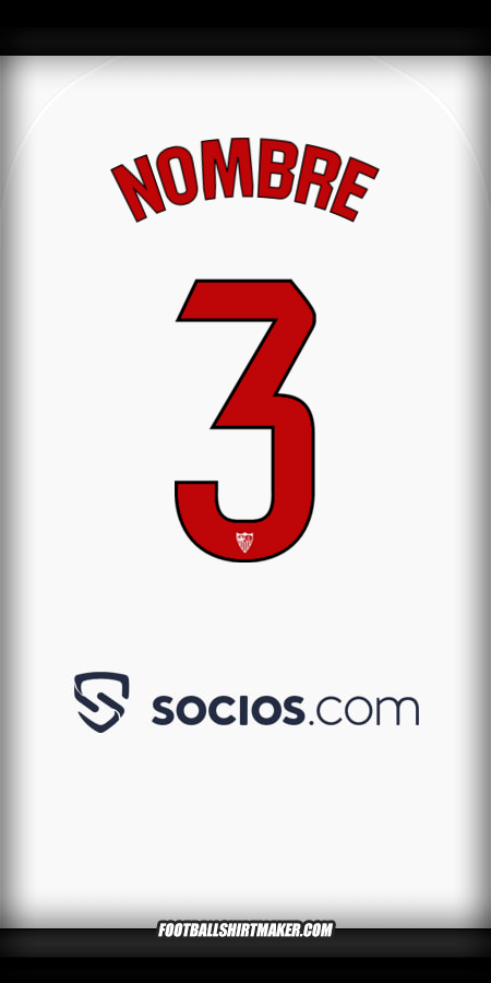 Camiseta Sevilla FC 2025/2026 -  nombre - 3
