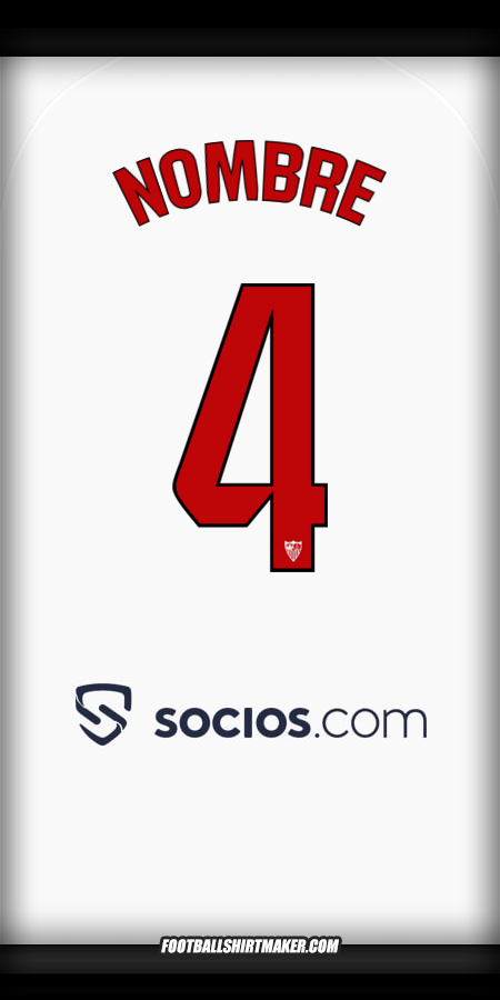 Camiseta Sevilla FC 2025/2026 -  nombre - 4