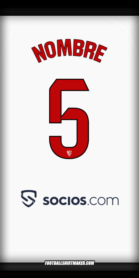 Camiseta Sevilla FC 2025/2026 -  nombre - 5