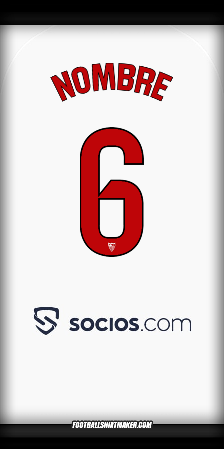 Jersey Sevilla FC 2025/2026 -  nombre - 6