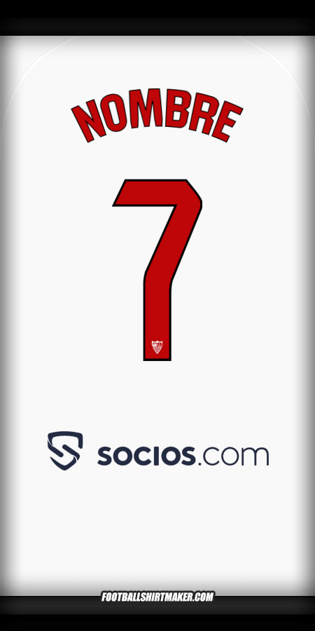 Camiseta Sevilla FC 2025/2026 -  nombre - 7