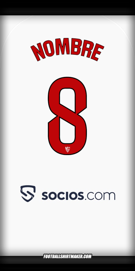Jersey Sevilla FC 2025/2026 -  nombre - 8