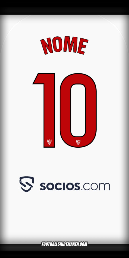Maglia Sevilla FC 2025/2026 -  nome - 10