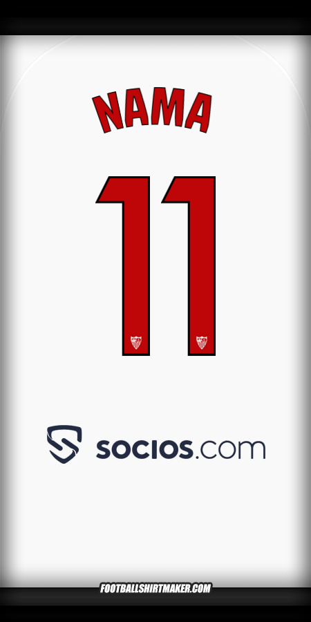 Jersey Sevilla FC 2025/2026 -  nama - 11