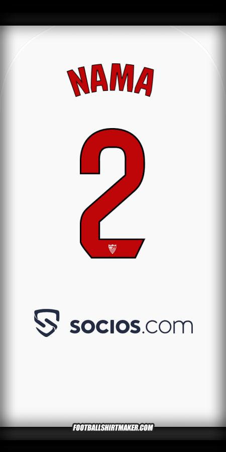 Jersey Sevilla FC 2025/2026 -  nama - 2