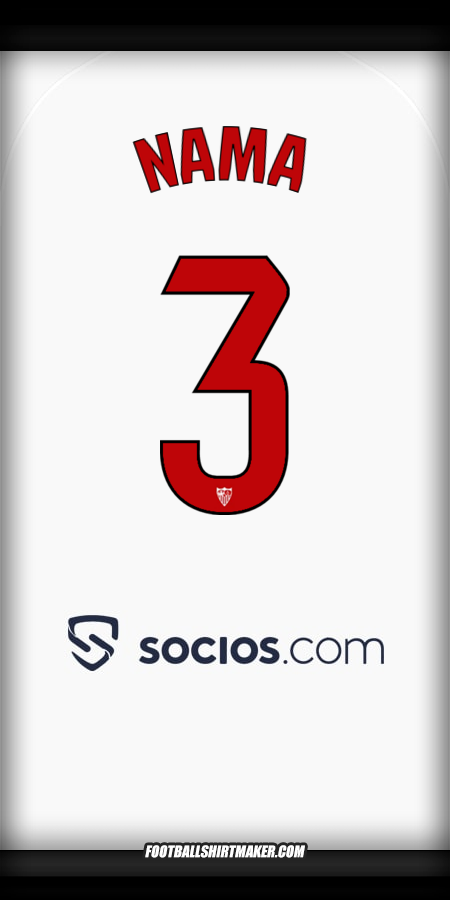 Jersey Sevilla FC 2025/2026 -  nama - 3