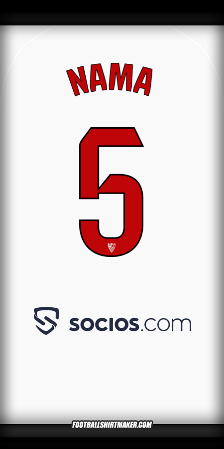 Jersey Sevilla FC 2025/2026 -  nama - 5