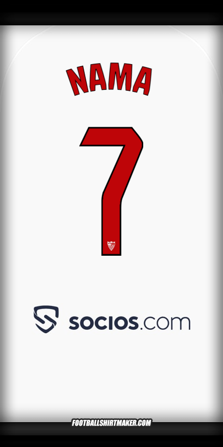Jersey Sevilla FC 2025/2026 -  nama - 7