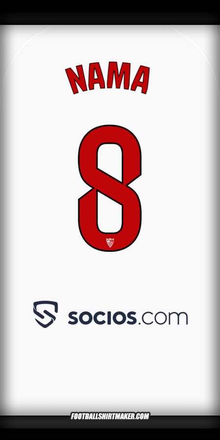 Jersey Sevilla FC 2025/2026 -  nama - 8