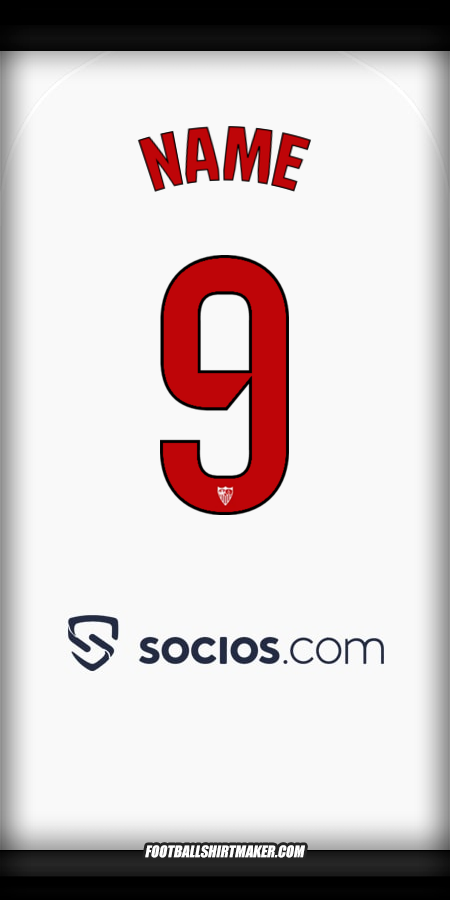 Jersey Sevilla FC 2025/2026 -  name - 9