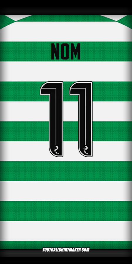 Maillot Celtic FC 2025/2026 -  nom - 11