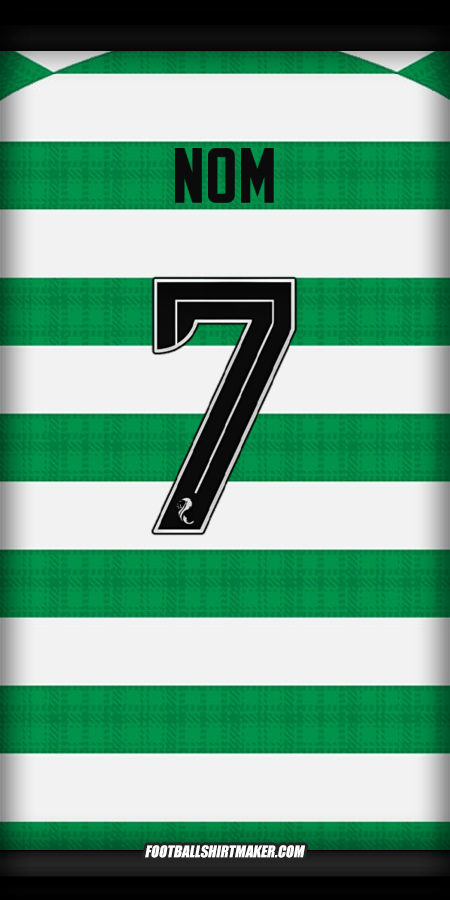 Maillot Celtic FC 2025/2026 -  nom - 7