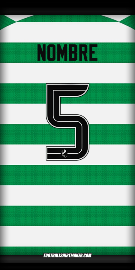 Jersey Celtic FC 2025/2026 -  nombre - 5