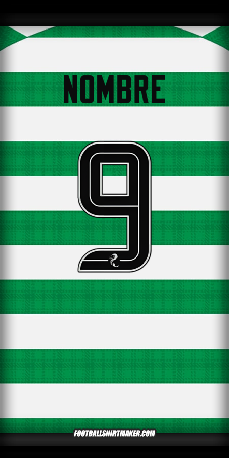 Jersey Celtic FC 2025/2026 -  nombre - 9