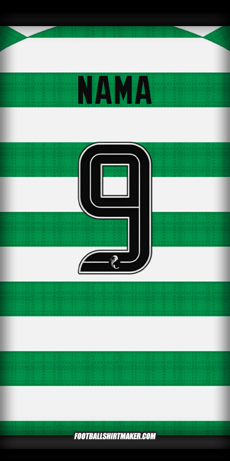 Jersey Celtic FC 2025/2026 -  nama - 9