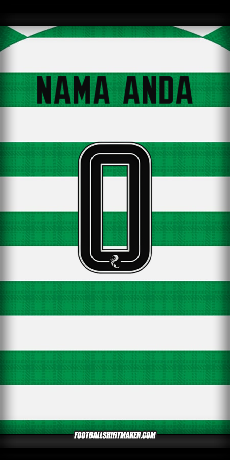 Jersey Celtic FC 2025/2026 -  nama anda - 0