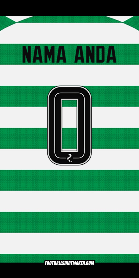 Jersey Celtic FC 2025/2026 -  nama anda - 0