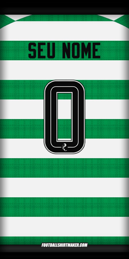 Camisa Celtic FC 2025/2026 -  seu nome - 0