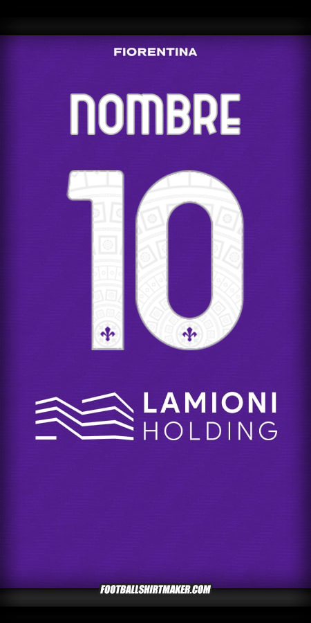 Jersey Fiorentina 2025/2026 -  nombre - 10