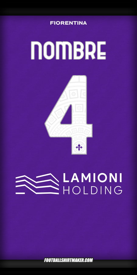 Jersey Fiorentina 2025/2026 -  nombre - 4