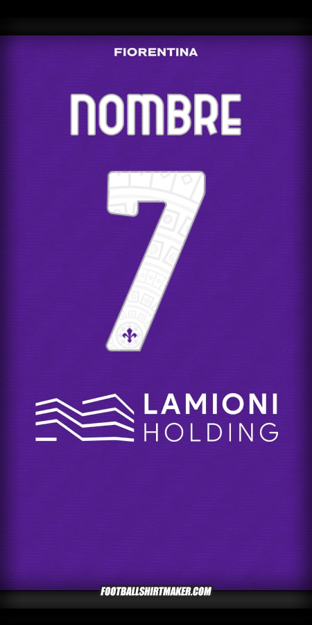 Jersey Fiorentina 2025/2026 -  nombre - 7