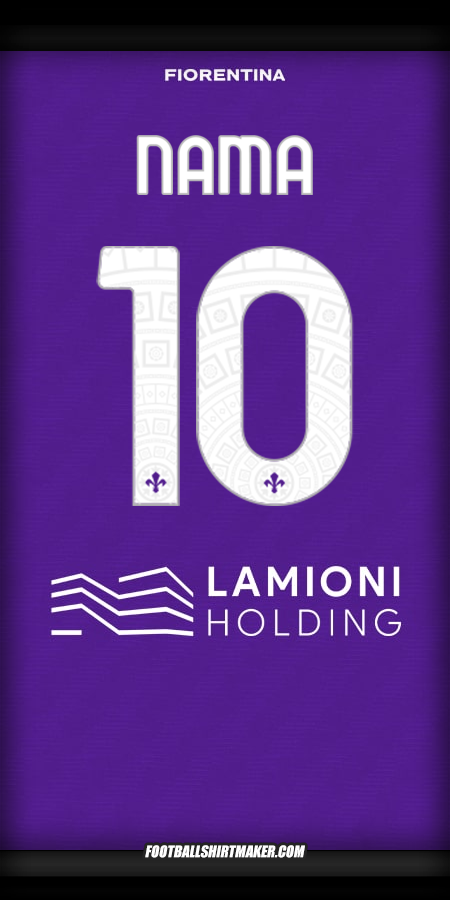 Jersey Fiorentina 2025/2026 -  nama - 10