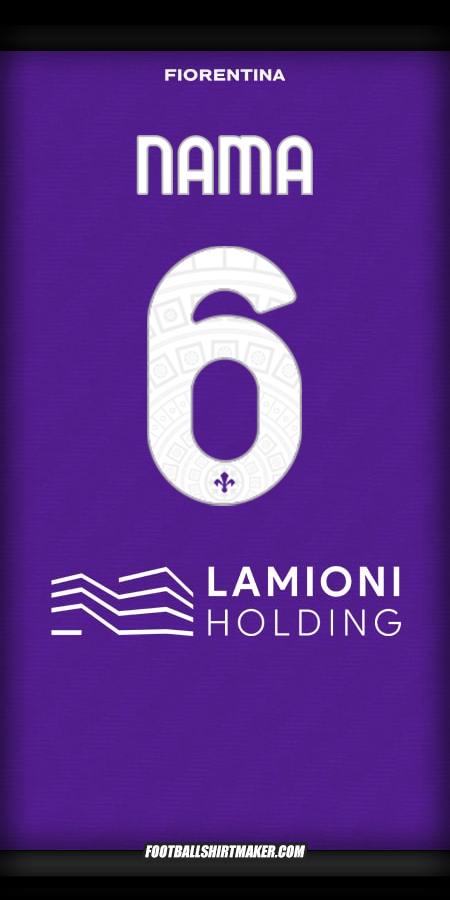 Jersey Fiorentina 2025/2026 -  nama - 6