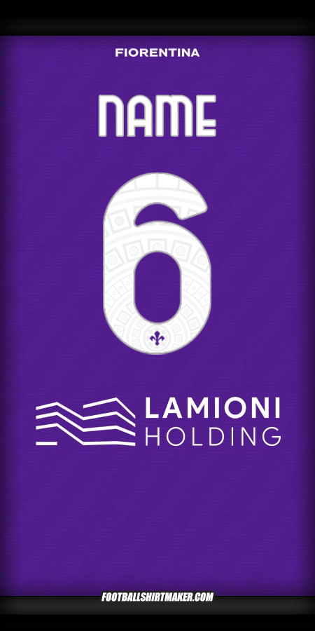 Trikot Fiorentina 2025/2026 -  name - 6
