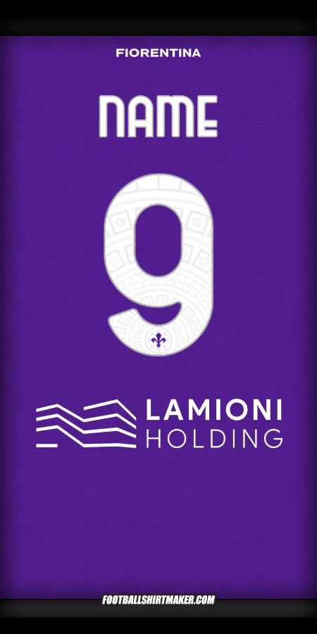 Shirt Fiorentina 2025/2026 -  name - 9