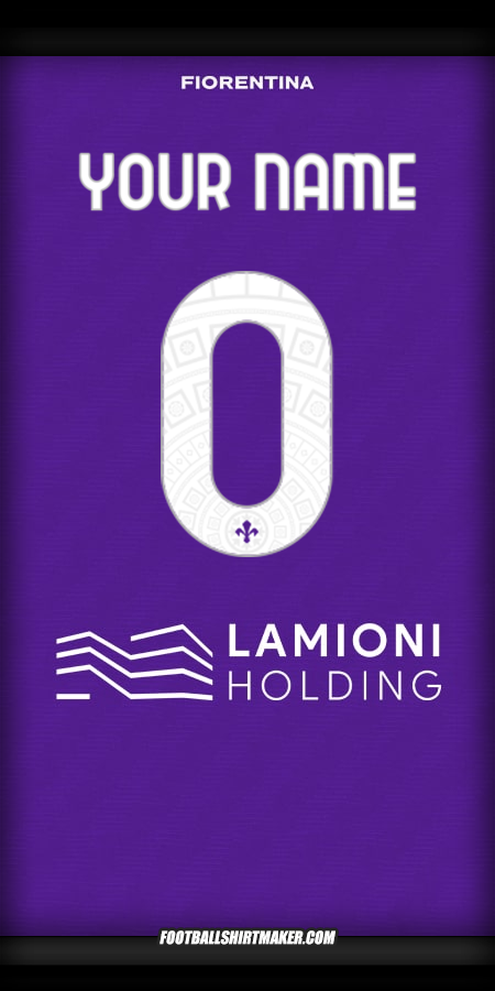 Shirt Fiorentina 2025/2026 -  your name - 0