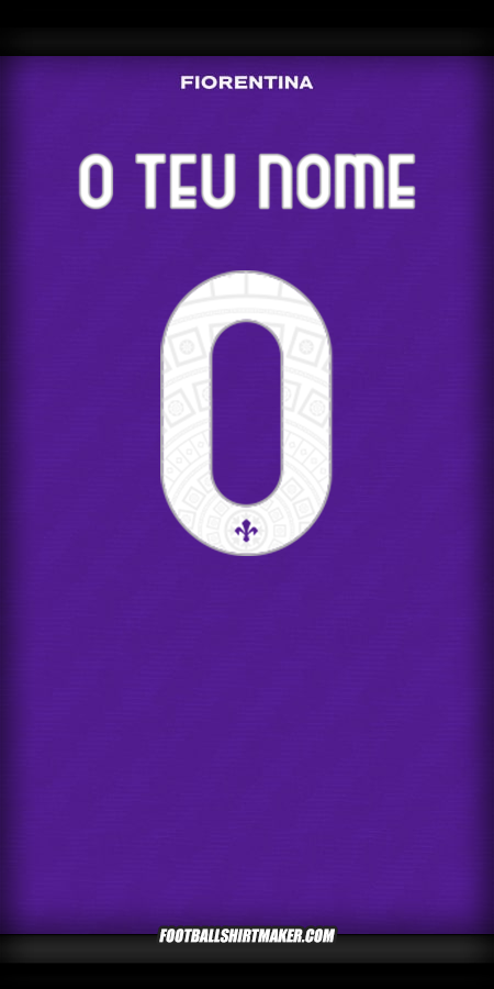 Camisola Fiorentina Cup 2025/2026 -  o teu nome - 0