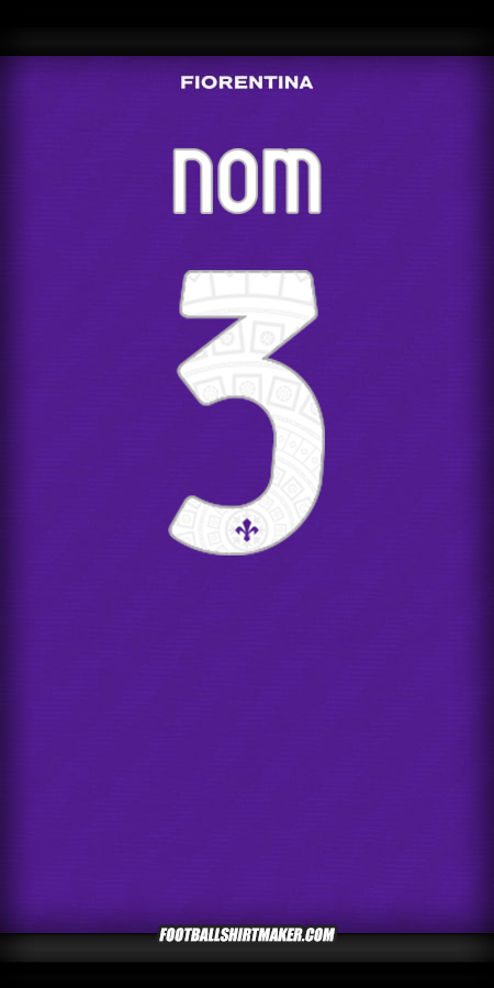 Maillot Fiorentina Cup 2025/2026 -  nom - 3