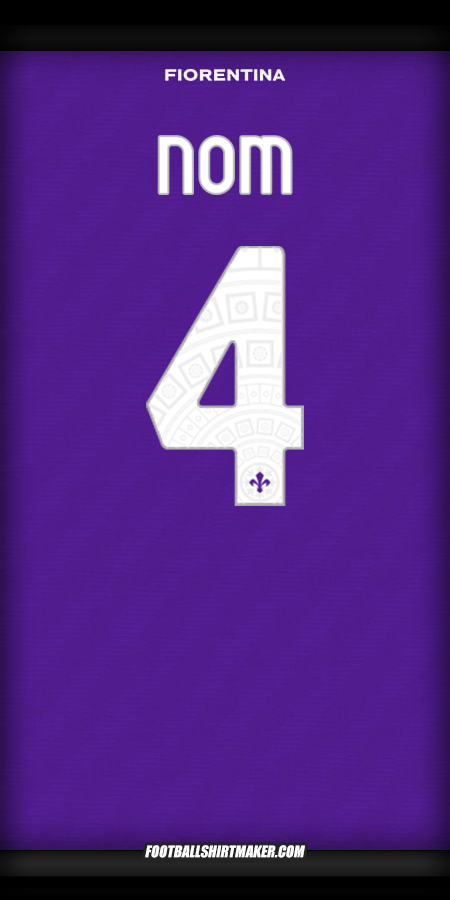 Maillot Fiorentina Cup 2025/2026 -  nom - 4