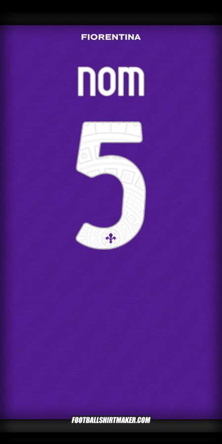 Maillot Fiorentina Cup 2025/2026 -  nom - 5