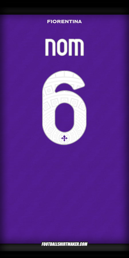 Maillot Fiorentina Cup 2025/2026 -  nom - 6