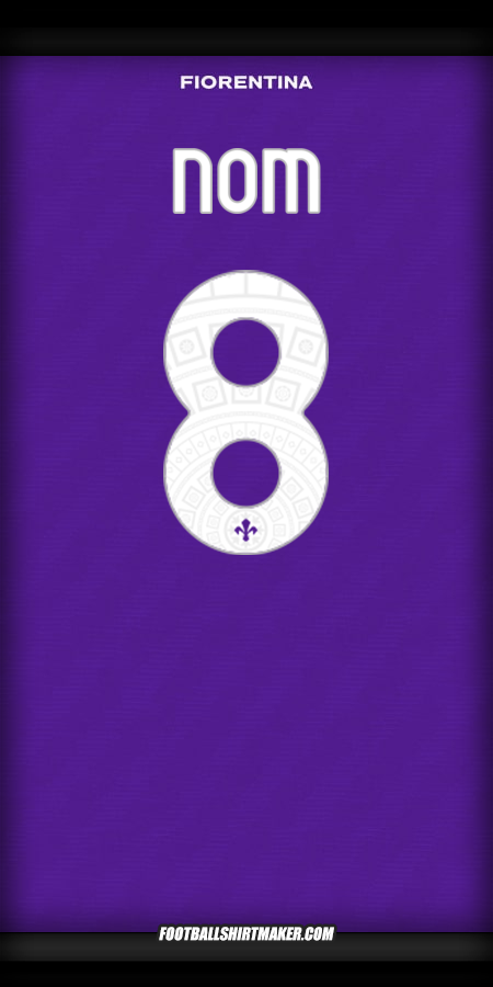Maillot Fiorentina Cup 2025/2026 -  nom - 8