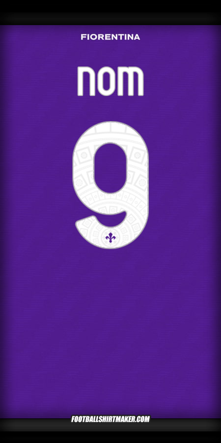 Maillot Fiorentina Cup 2025/2026 -  nom - 9